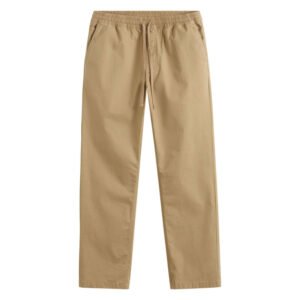 vans pantalon chino en coton camel uni pourvu d un cordon de serrage 2