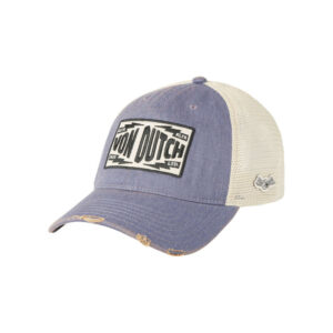 von dutch casquette bleue unie avec une partie de la couronne en filet 2
